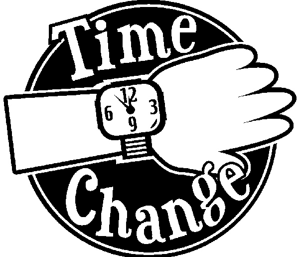 clock change clipart elementary