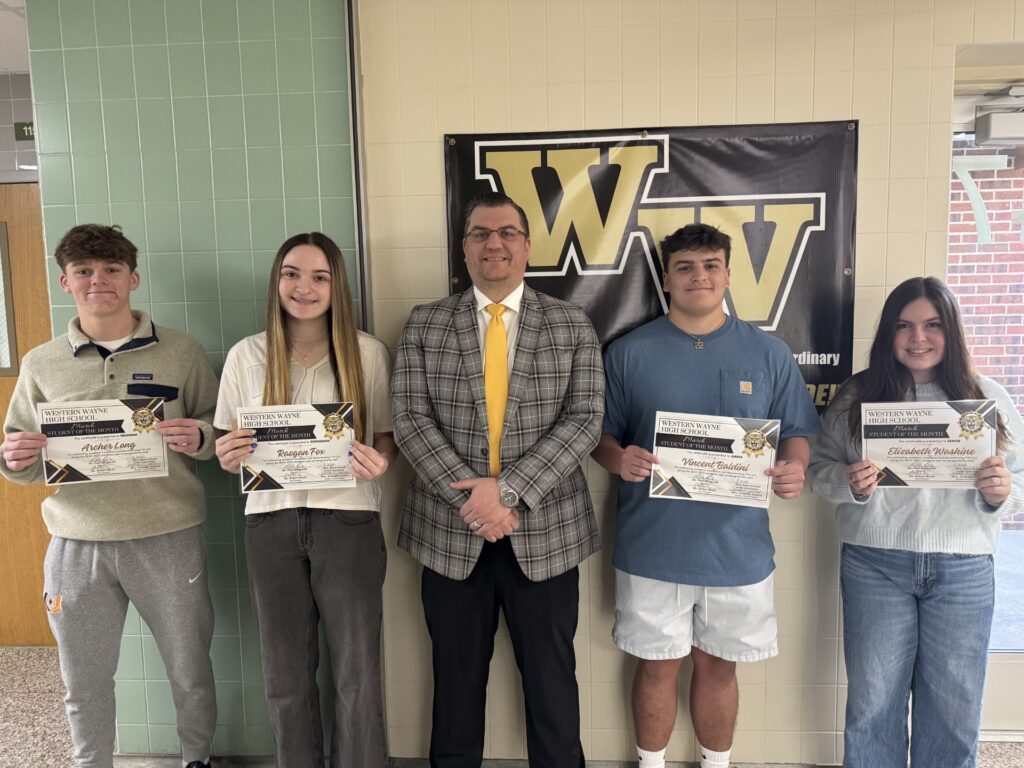 High School March Students of the Month | Western Wayne School District ...
